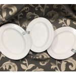 Oval Porcelain Serving Platters/Plates - Set of 6